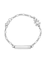 stunning small Teddy Bear baby id bracelet